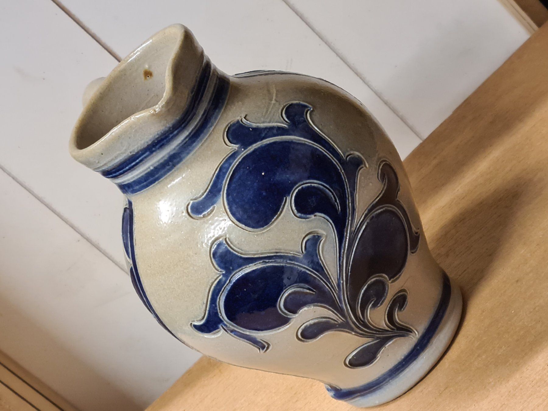 Karaffen: Handgefertigter Steingut- Wein Krug – Gebraucht aus Amriswil von used2use 2