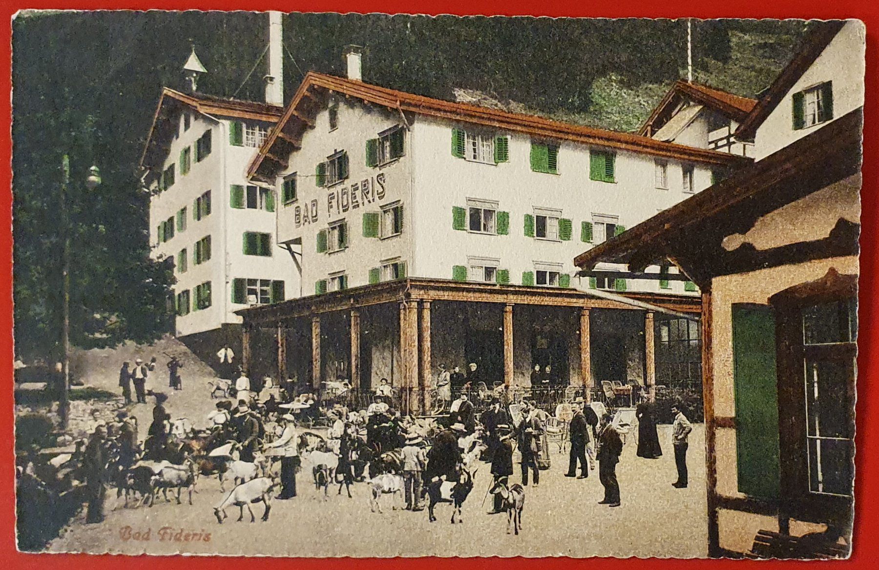 Cartoline postali: Bad Fideris 1921 – Usato da Kreuzlingen venduto da Rschweiz1
