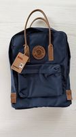 Fjällraven Rucksack blau/braun (Leder) ungetragen