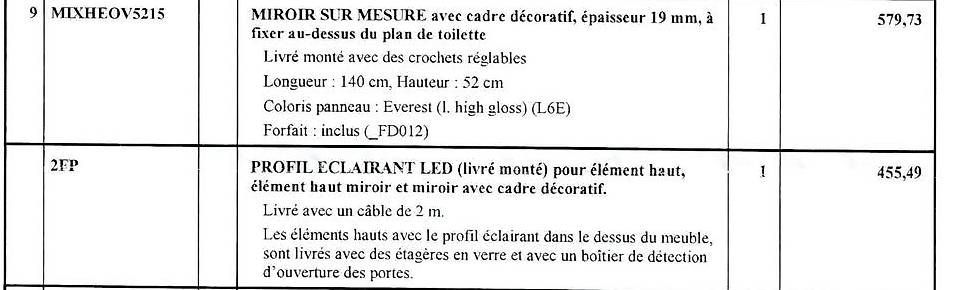 Specchi: Miroir avec éclairage intégré de salle de bain – Nuovo e nell'imballaggio originale da Orbe venduto da Reggio_22 5