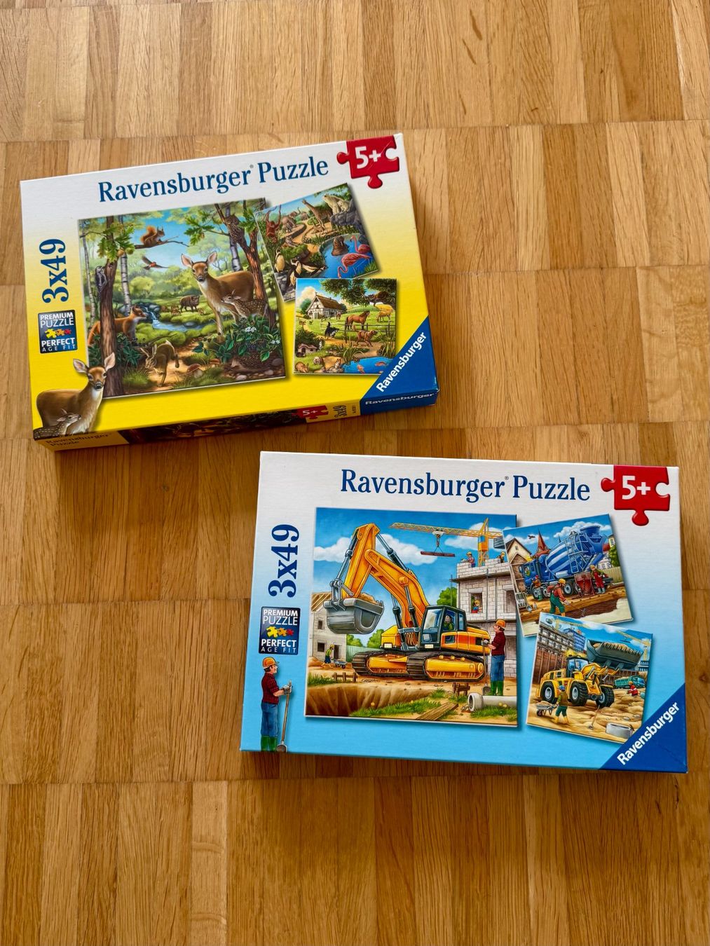 Ravensburger Puzzle: Ravensburger Puzzle-Set 5+ (2er Boxen / 6x49 Teile) – Usato da Glattpark(Opfikon) venduto da adr_m8nc
