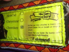 simond clibing gurt "Cherokee"size Medium Made France unused