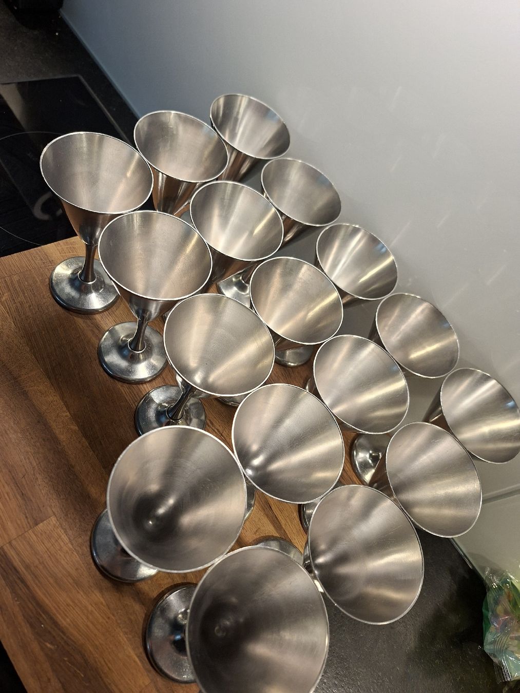 Set di piatti: vintage Spring Edelstahl Martini Gläser/Eisbecher – Usato da Meinisberg venduto da Destiny1972 7