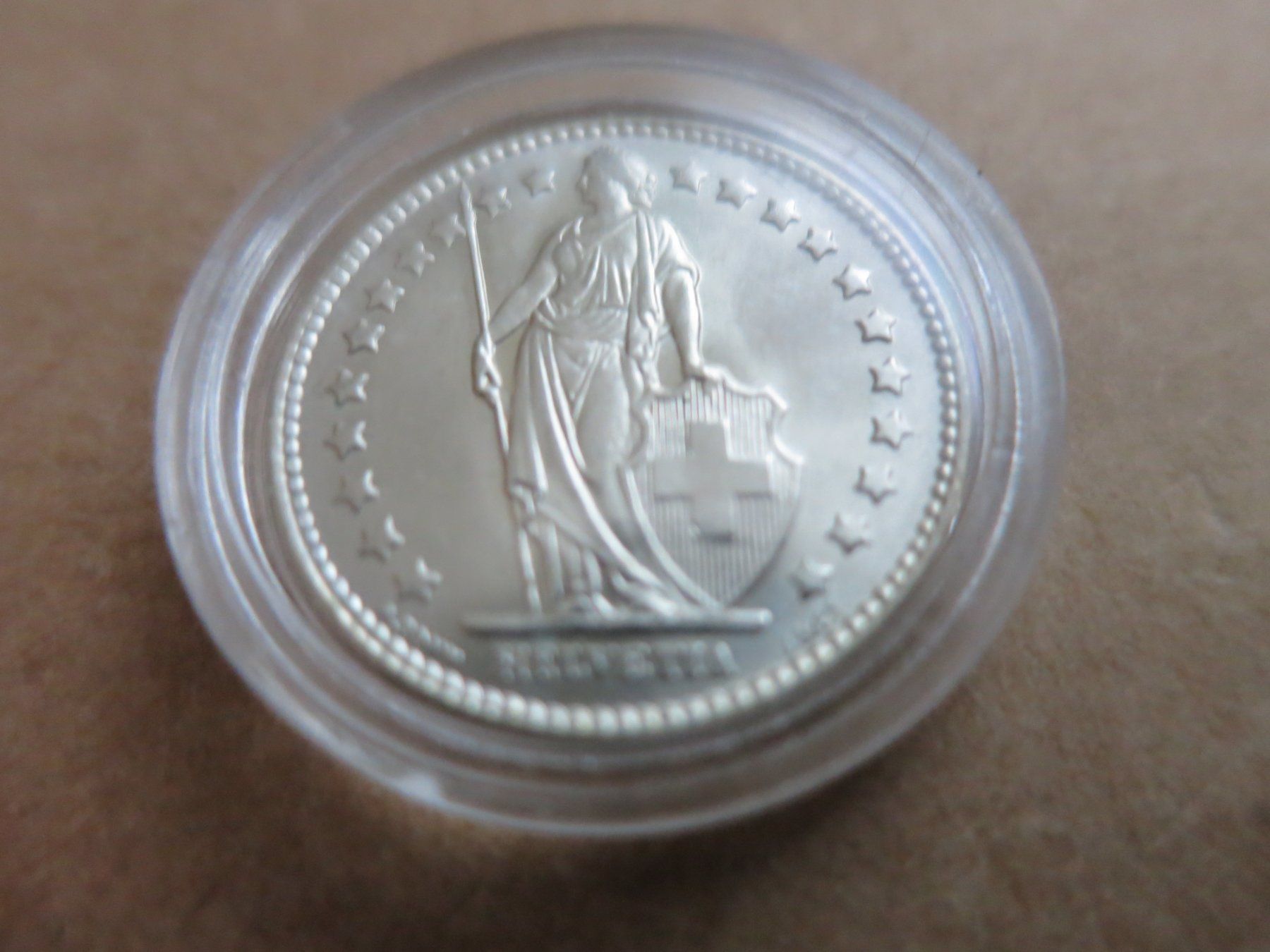 Tutti le monete: SCHWEIZER SILBER 1 FRANKEN MÜNZE 1964 – Nuovo (secondo la descrizione) da Windisch venduto da MarcelS01 1