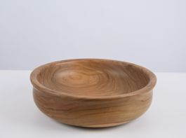 Holzschale aus Olivenholz - Handgefertigt