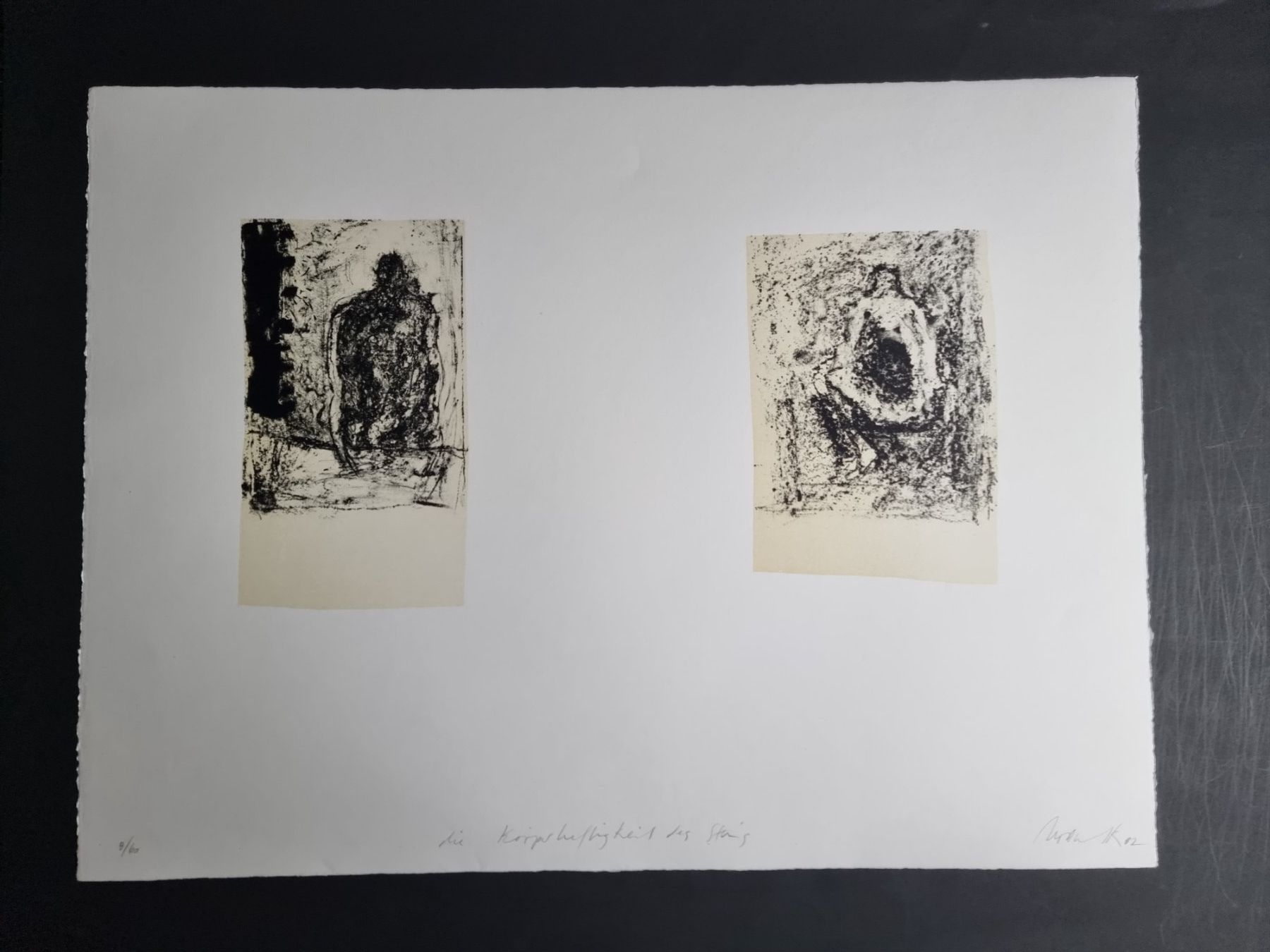 Arts picturaux & lithographies: MARKUS DULK LITHOGRAPHIE SIGNIERT NUMMERIERT – D'occasion à Gersau par grafik-kunst 1