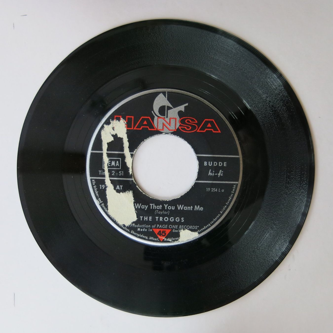 Dischi in vinile: Vinyl-Single 7"  The Troggs – Usato da Bözen venduto da Keramik22 2