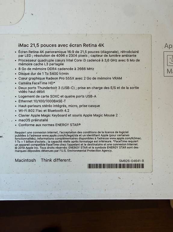 PCs: iMac 21.5 Pouces – Gebraucht aus Ecuvillens von VsterVince 2