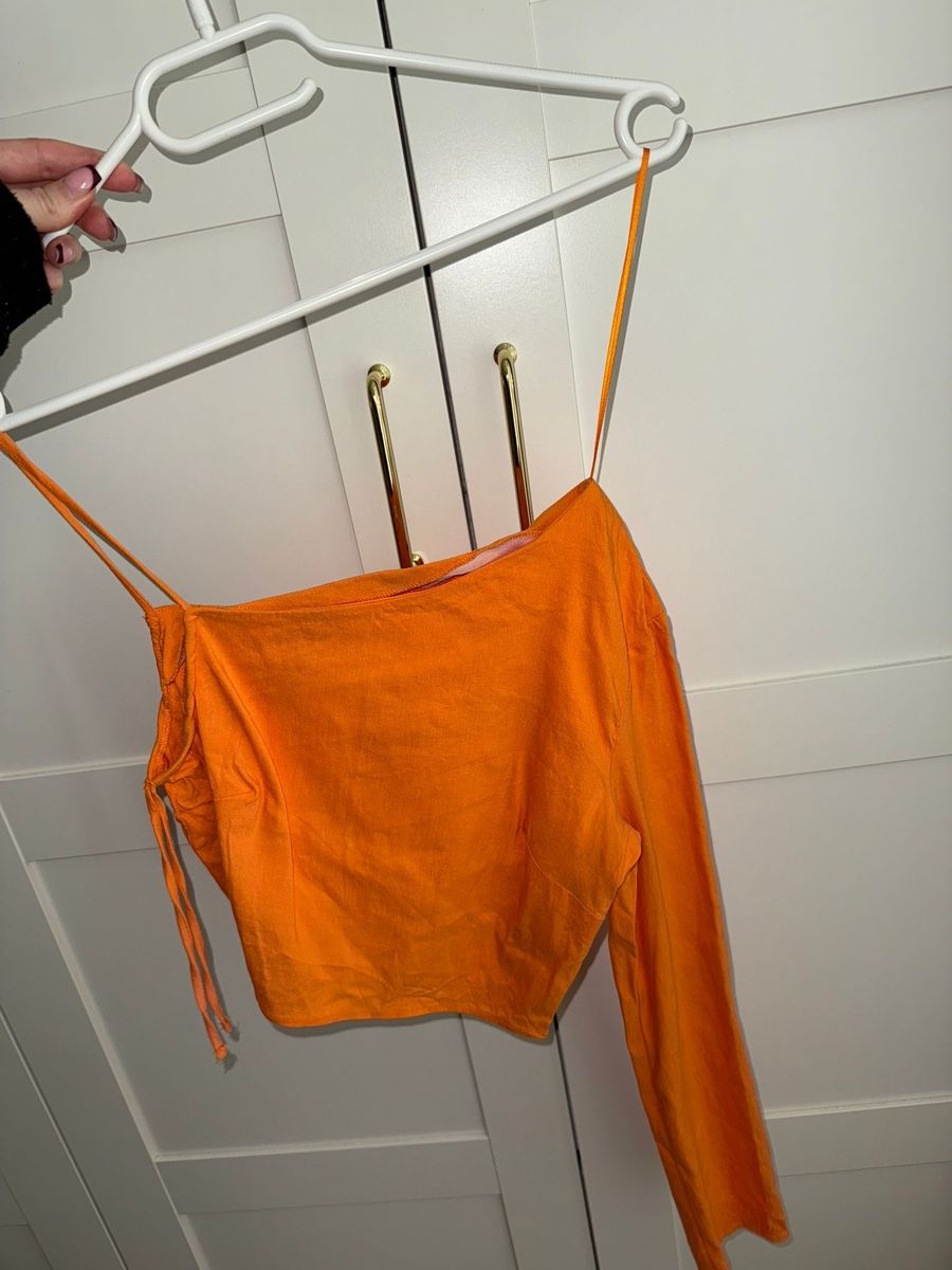 Tops: Stylisches Top in Orange Gr. S – Gebraucht aus Grenchen von Bach94