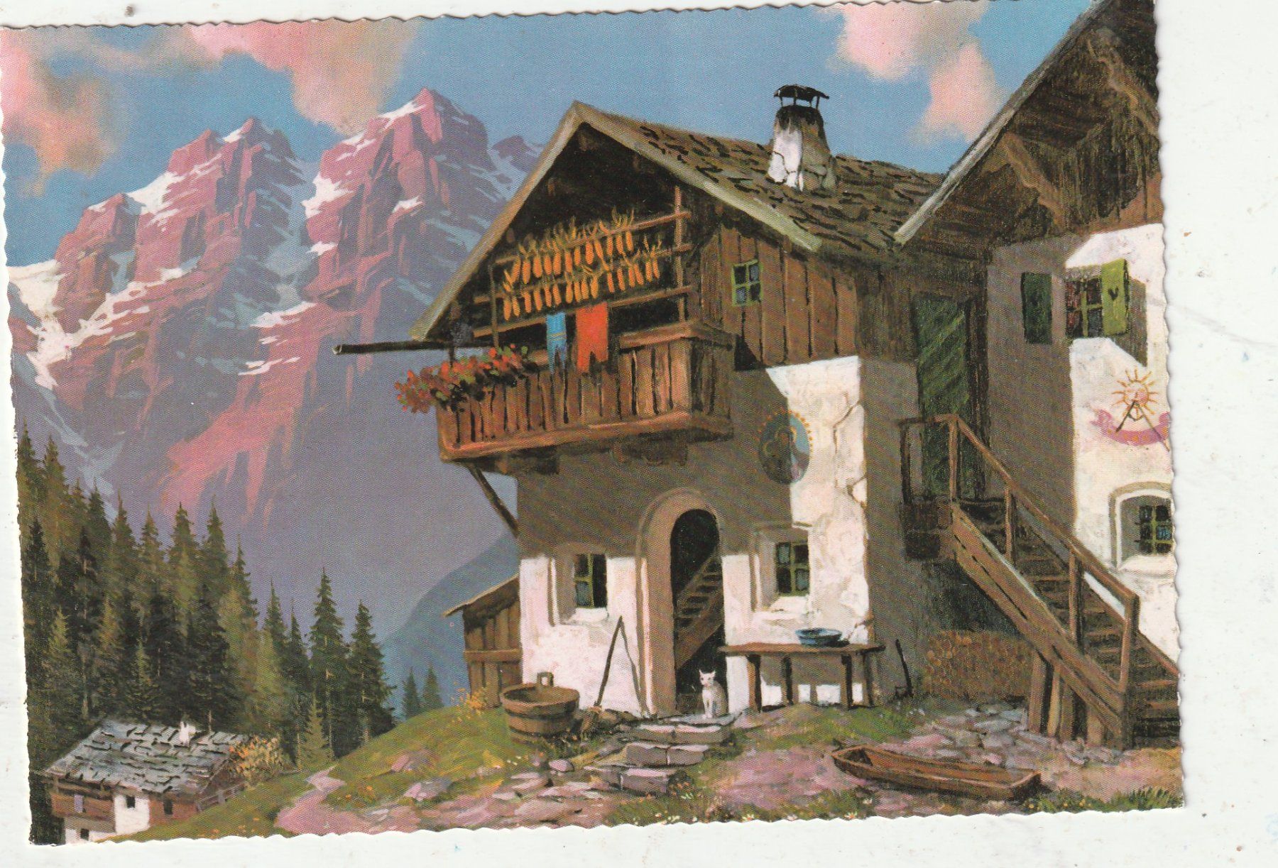 Cartoline postali: 10 Karten Ausland – Usato da Lumbrein venduto da made02 3
