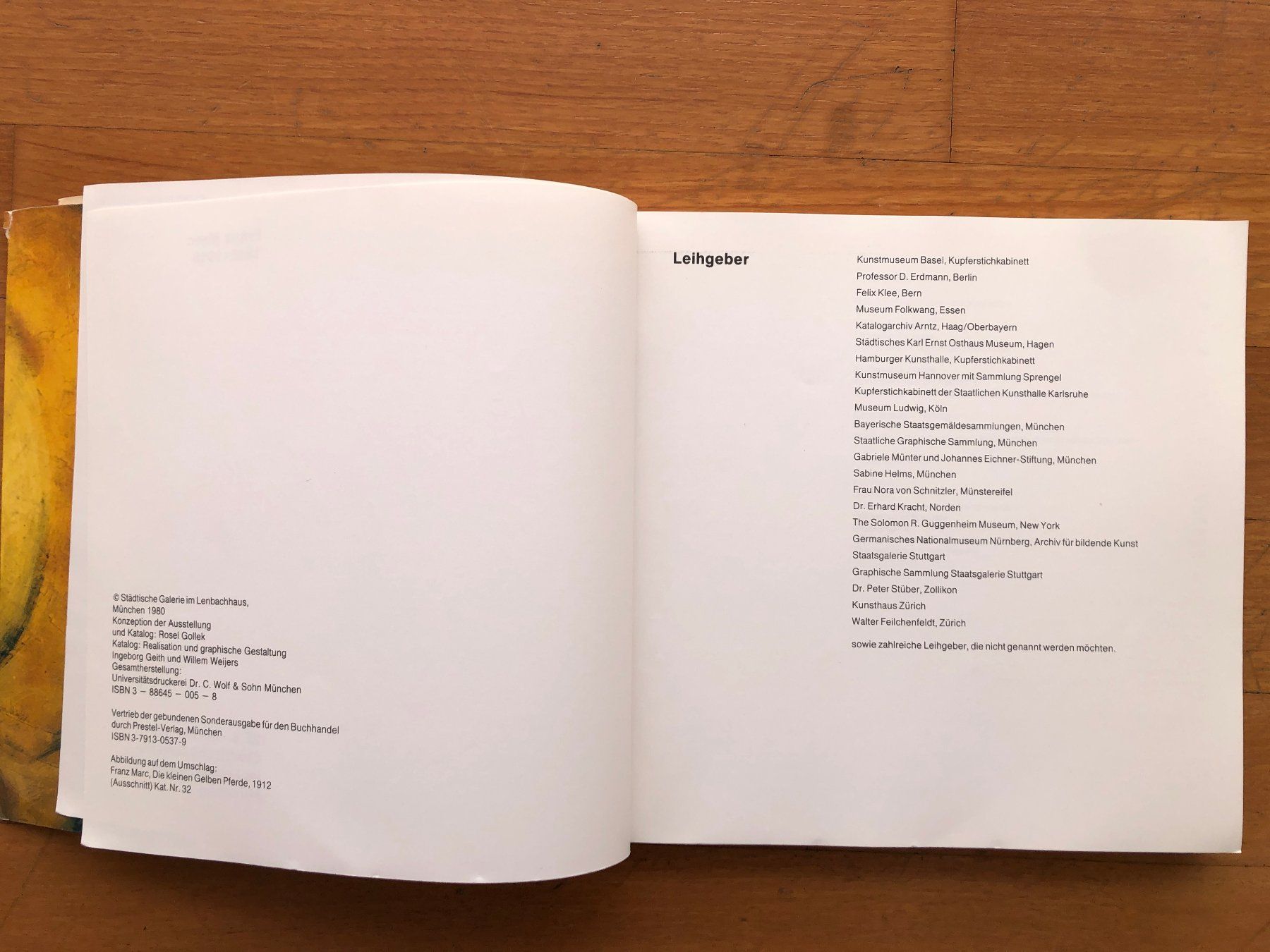 Libri: Kunst Buch: FRANZ MARC 1880-1916 – Usato da Lugano venduto da gio.yo 1