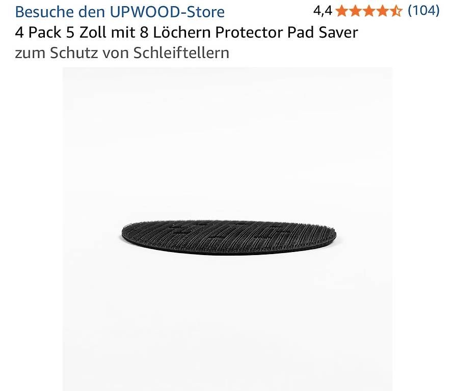 Tutti gli attrezzi: Schleifteller Schutz Pad Protection – Nuovo e nell'imballaggio originale da Liestal venduto da qwwq 4
