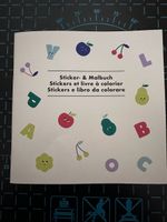 Libro da colorare con stickers