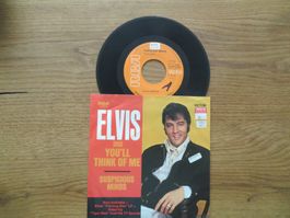 Elvis Presley Vinyl You'll Think Of Me 45rpm RCA Victor
