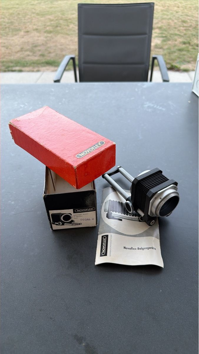Fotocamera: Novoflex Balgengerät mit Anleitung – Usato da Sumiswald venduto da Katja-Yves