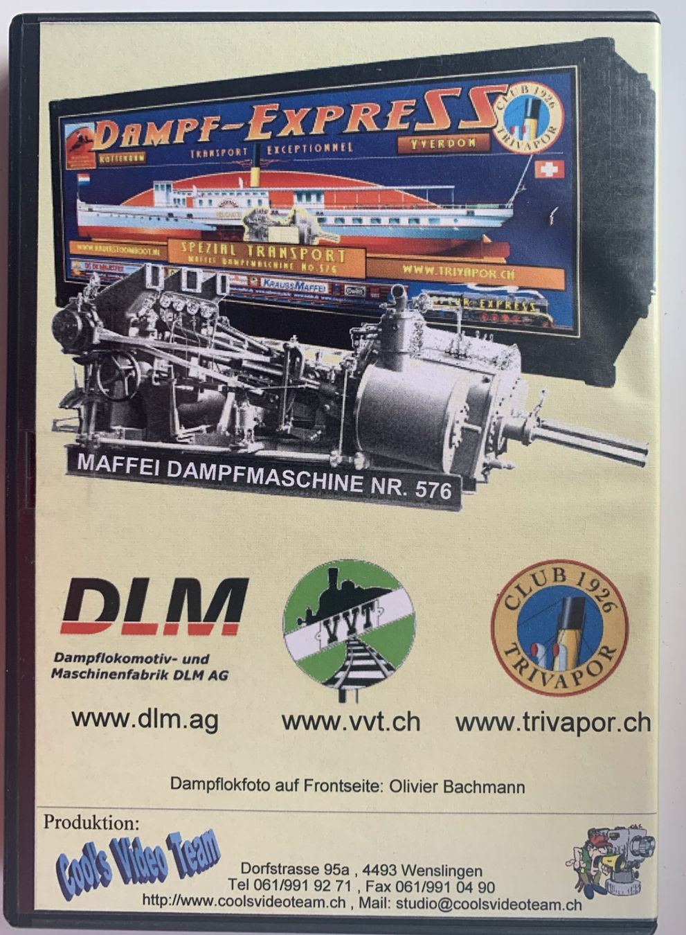 Alle DVDs: DVD Winter Dampfspektakel am Jurasüdfuss – Gebraucht aus Volketswil von zwitsch33 1