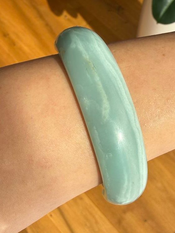 Bracciali & Braccialetti: Amazonit & Aquamarin Armband Unikat Handarbeit – Nuovo (secondo la descrizione) da St. Gallen venduto da Ammora 4