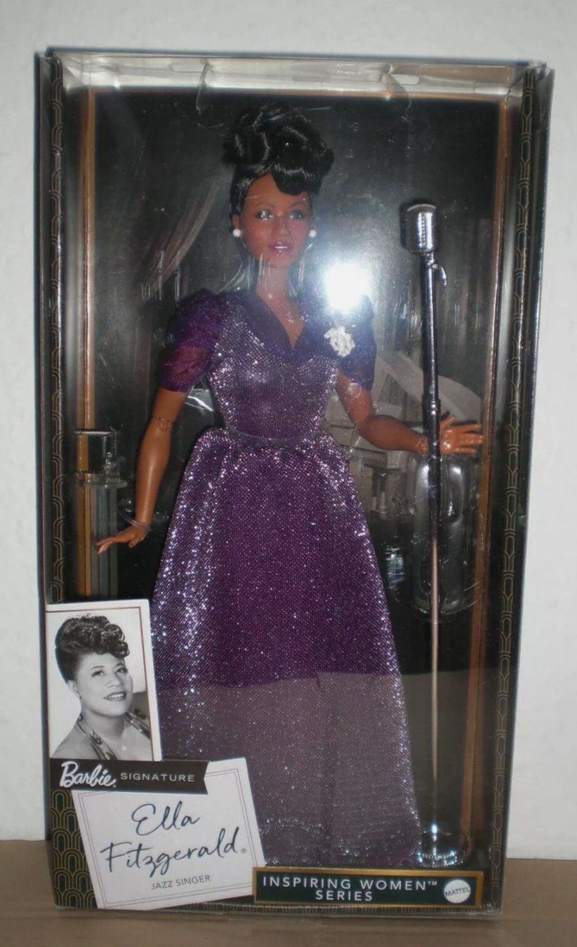 Bambole: Barbie Ella Fitzgerald - Collector – Nuovo e nell'imballaggio originale da Niederbipp venduto da kevintifu20 2