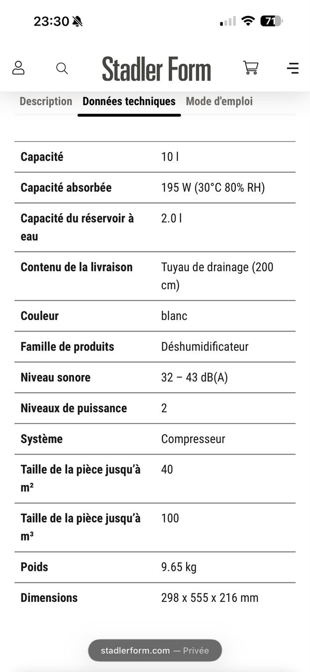 Luftentfeuchter: Déshumidificateur  Albert petit – Neu (gemäss Beschreibung) aus Versoix von aud_dr62 7