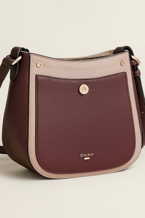 Sac bandoulière Dune London bi-colore