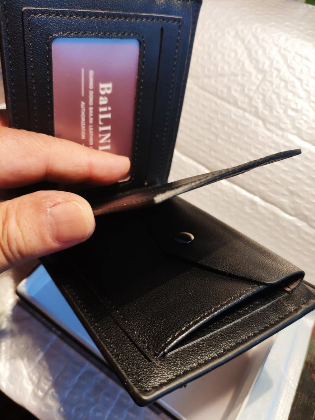 Brieftaschen: Portemonnaie schwarz sehr elegant – Neu und originalverpackt aus Minusio von graziano11 6