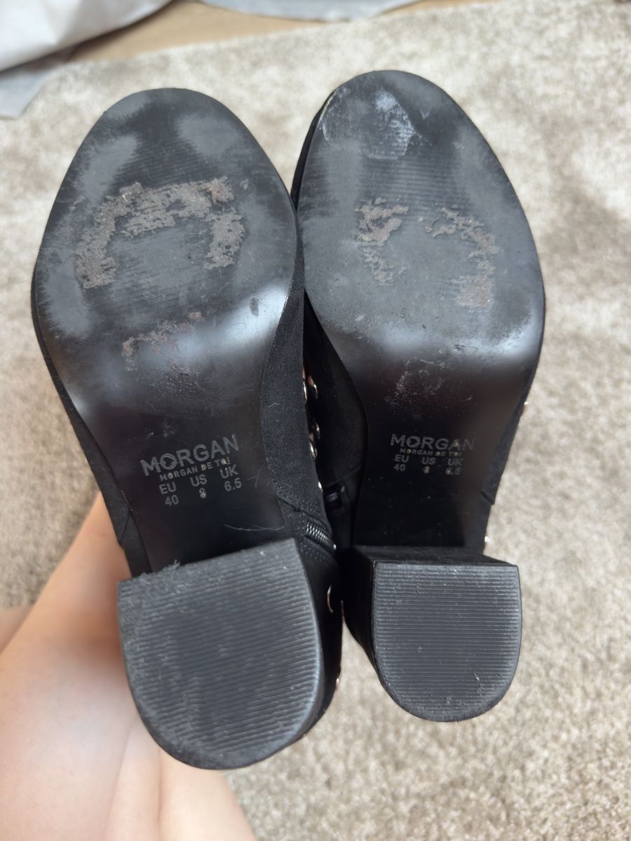 Morgan Scarpe da donna: Bottines Morgan velours noir cloutées T40 – Usato da Vuippens venduto da Anna_as 4