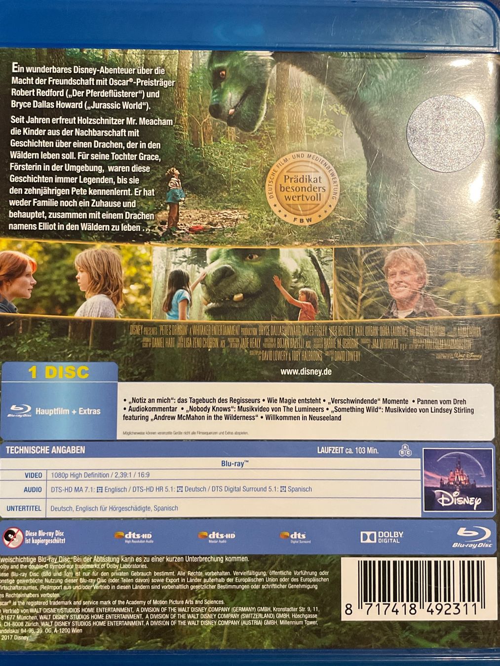 Tutti i DVDs: Elliot, der Drache (2016) – Nuovo (secondo la descrizione) da Waldenburg venduto da Gonzo8 1