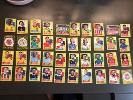 40 verschiedene Panini Sticker