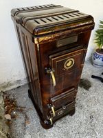 Antiker Holz-Dauerbrandofen Affolter Christen Basel – Email,
