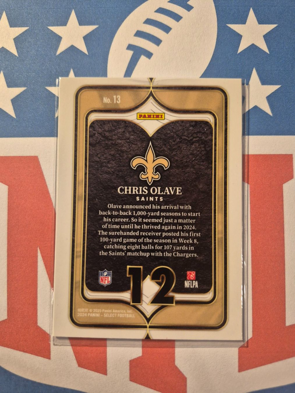 Panini Carte collezionabili: NFL Chris Olave New Orleans Saints – Usato da Treiten venduto da Sauber73 1
