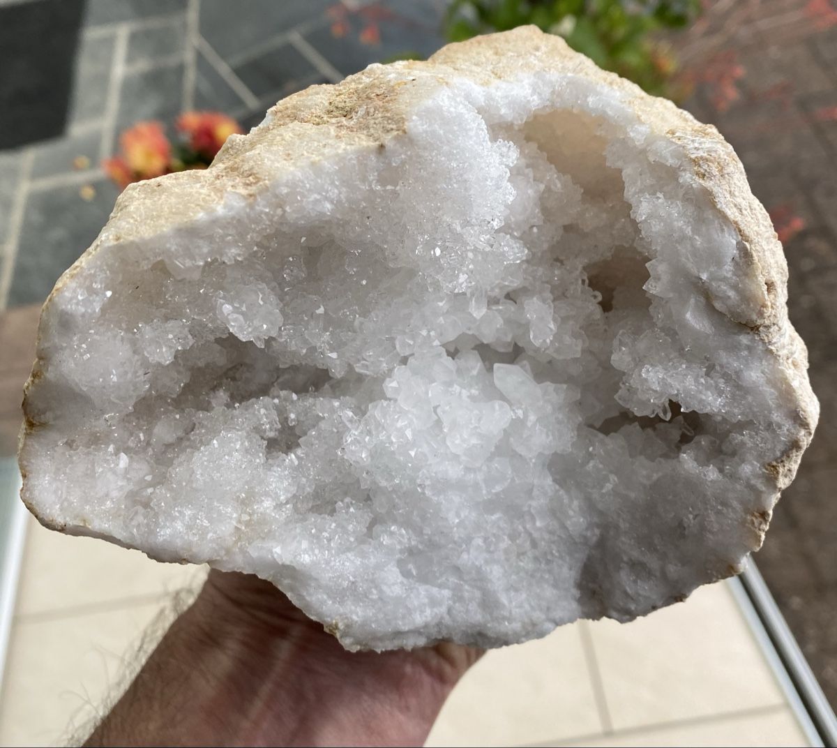 Mineralien & Heilsteine: Top grosse Quarz Geode  – Gebraucht aus Selzach von 321compac 1
