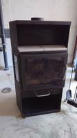 Schwedenofen NERO Solo mit Kamin und Werkzeug