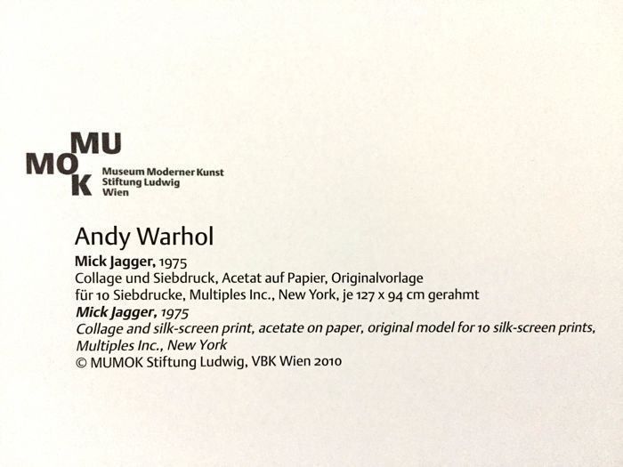 Poster & Bilder: Andy Warhol - Mick Jagger Originalplakat‪ – Gebraucht aus Ponte Tresa von 11GalleriaAlterEgo11 6