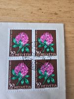 Briefmarken Pro Juventute 1964 30+10 Helvetia 4er Block