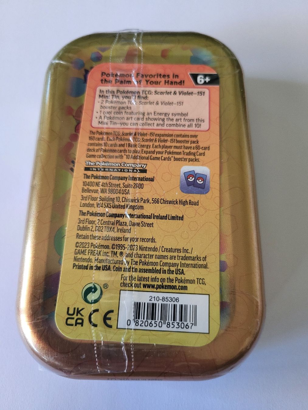 Pokémon Carte collezionabili: Pokémon 151 Mini Tin – Nuovo e nell'imballaggio originale da Bettlach venduto da Sequenz90 1