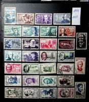 FRANCE TIMBRES OBLITÉRÉS 1951-55. PERSONNALITÉS  /U392