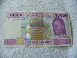Equatorial Guinea 10,000 Francs 2002, P-510Fa, VF/VF+