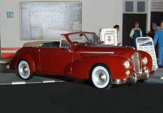 Pare-chocs Hotchkiss Anthéor Cabriolet 1952 - Modèle 1:43 White Metal - Neuf - Artisans43