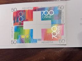 Schweiz Briefmarken 700 Jahre Eidgenossenschaft 1991 Neu