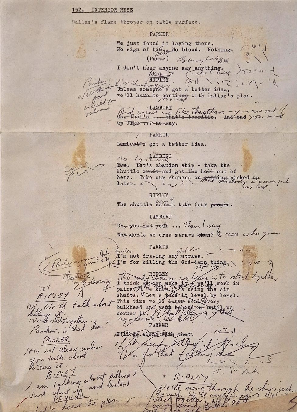 Documents: Alien 1979 : Script modif. de Ridley Scott  (reproduction) – D'occasion à La Chaux-de-Fonds par Artaudw 1