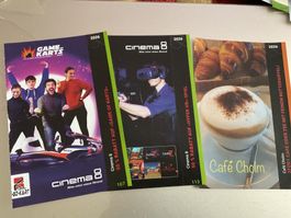 Trois Bons pour 50% chez Cinema8 et un café/croissant