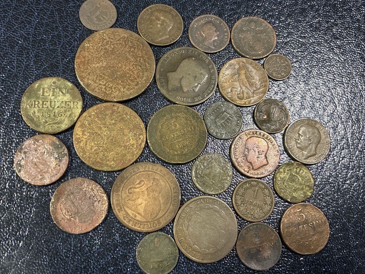 Alle Münzen: Lot de Monnaies en cuivre – Gebraucht aus Hittnau von PfiHi01