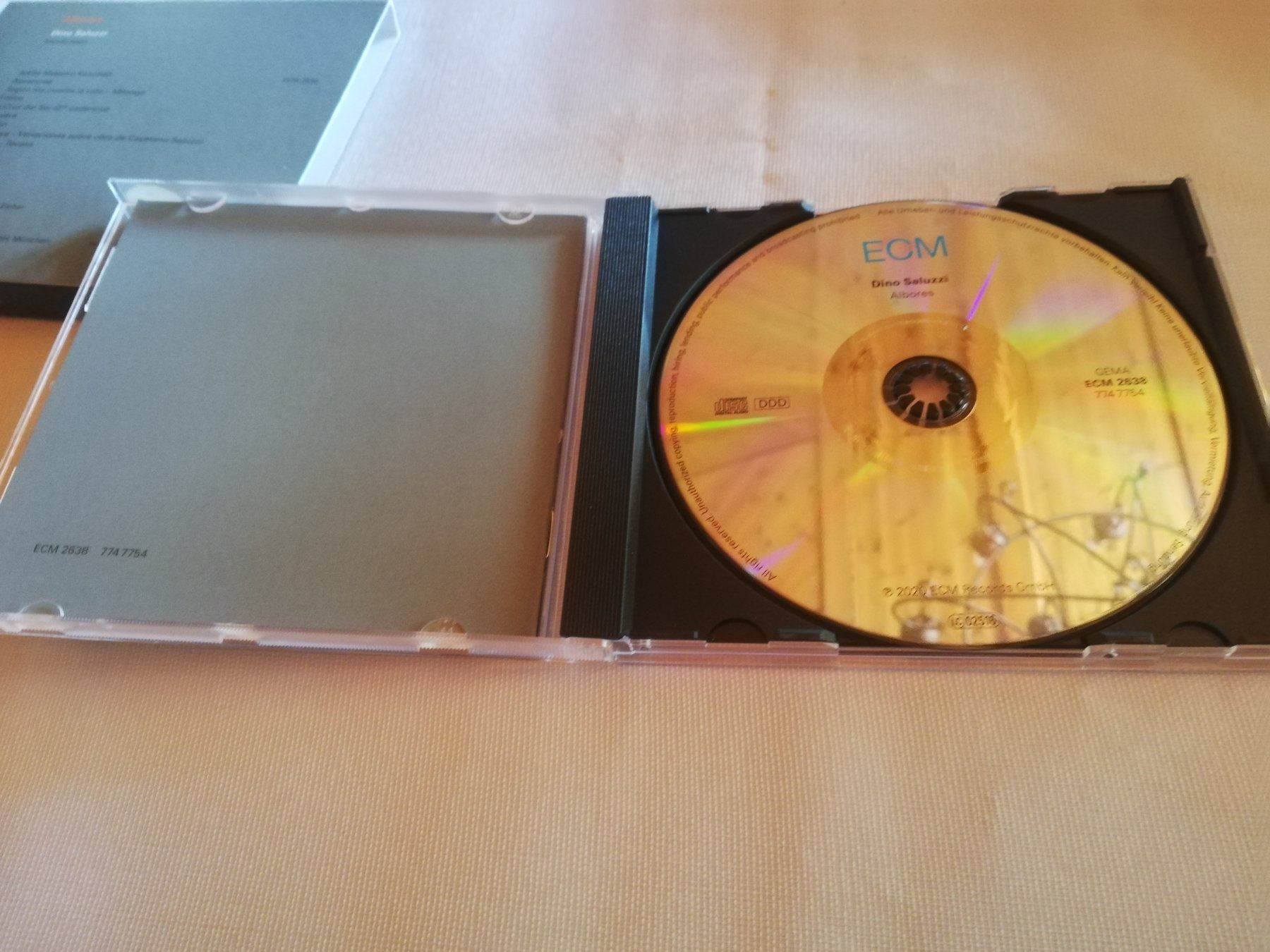 CD: DINO SALUZZI - ALBORES - ECM REC. – Usato da Bern venduto da Vinylsound.ch 2