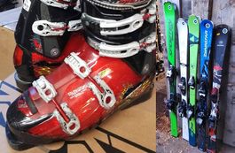 Skis, shoes, enfants/adultes, casques, bâtons, raquettes...
