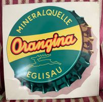 Altes Werbeschild „Orangina“