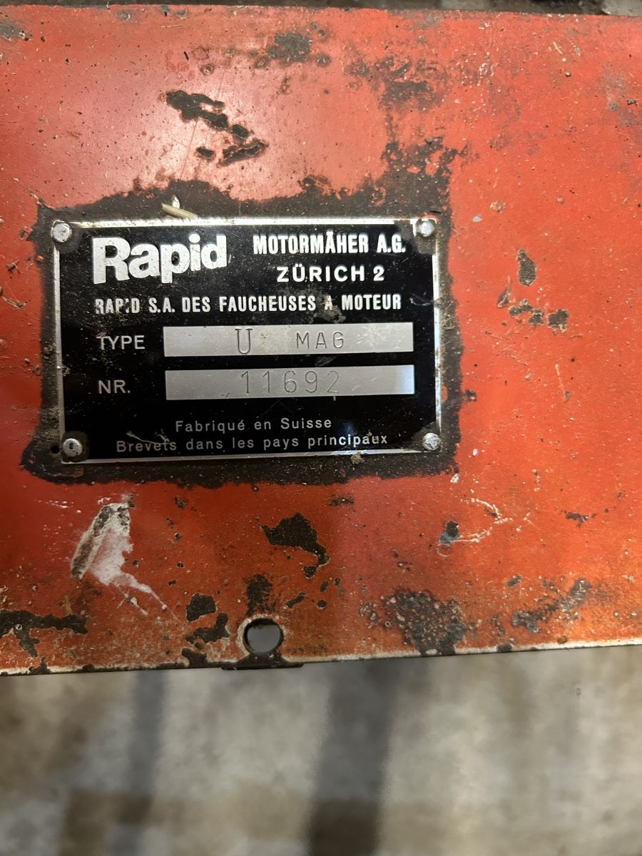 Rapid Alle Maschinen: Rapid U mit Mähbalken – Defekt aus Kradolf von kiwigarten1 1