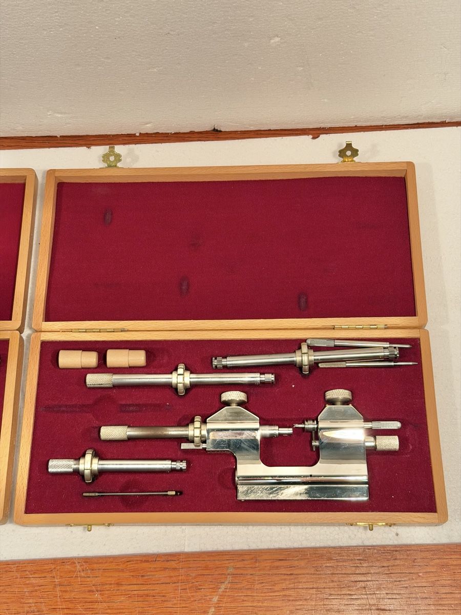 Tutti gli attrezzi: Large Set Swiss STEINER Watchmaker Jacot Pivot Polisher Tool – Usato da Lausanne venduto da artnouveau04 2