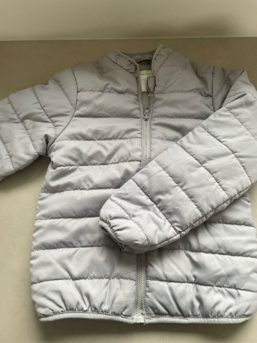 Vertbaudet Giacche & Cappotti: Vertbaudet Übergangsjacke, grau, Gr. 128 – Usato da Rütihof venduto da phinili
