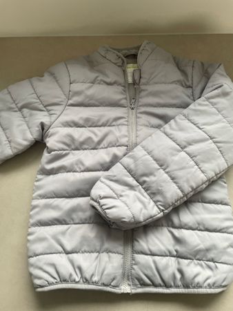 Vertbaudet Übergangsjacke, grau, Gr. 128