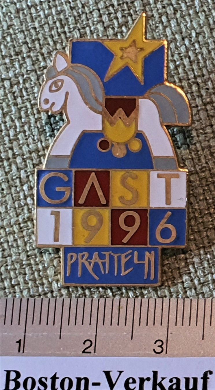 Placchette & Badge: E985  Pin GAST 1996 Pratteln Pferd Stern – Usato da Reinach BL venduto da Boston-Verkauf 1